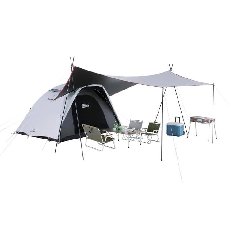 Coleman XP Hexa Tarp ダークルーム Amazon.co.jp: Coleman XP Hex Tarp / MDX Cross Pole Easy Setup