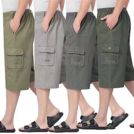 เครื่องมือกางเกงขาสั้นกางเกงห้าจุดญี่ปุ่นทำงานกางเกงขาสั้นกางเกงขาสั้นสบาย ๆ กางเกงขาสั้นชาย