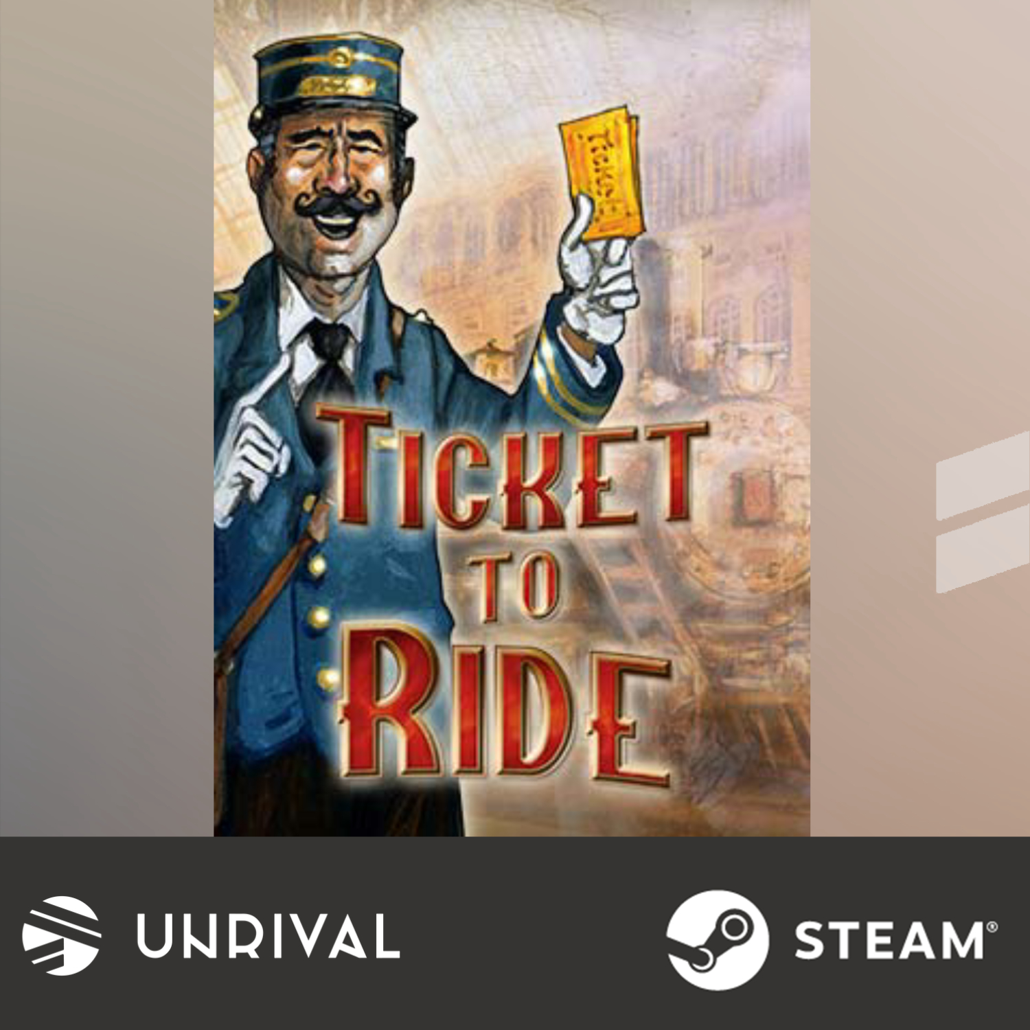 Ticket to Ride PC Digital Download Game - Unrival