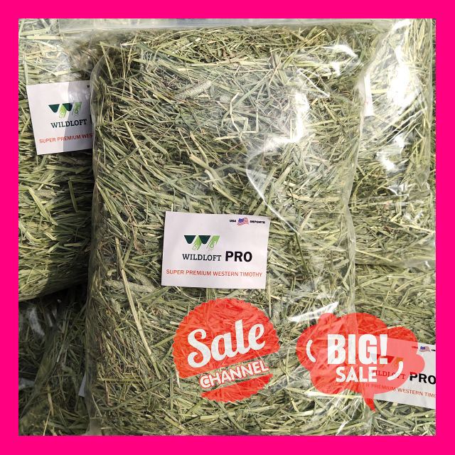 SALE !!ราคาสุดพิเศษ ## Premium Timothy wildloft หญ้าทิโมธีเกรดพรีเมี่ยม ขนาด 1 kg สำหรับกระต่าย ชินชิล่า แกสบี้ ##สัตว์เลี้ยงและอุปกรณ์สัตว์เลี้ยง