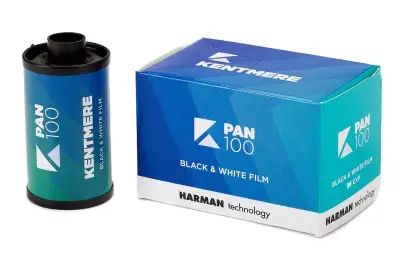 ฟิล์มขาวดำ KENTMERE PAN 100 35mm 135-36 Black and White Film ฟิล์มใหม่ หมดอายุ 11/2023