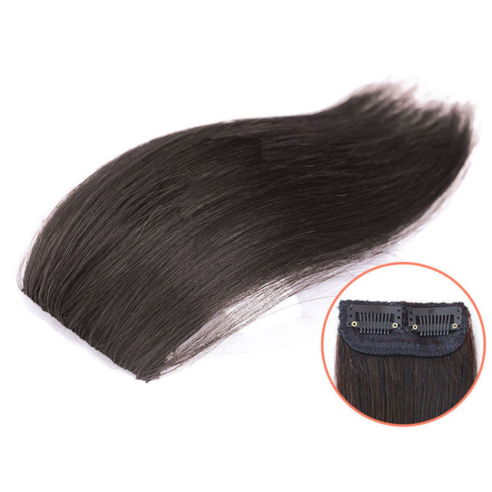 LENNY tóc mái giả nữ tóc mái giả nữ mái bay Tự nhiên Liền mạch Dày lên Với Toupee Kẹp trong Dài Tóc giả thẳng Miếng đệm tóc giả Phần mở rộng tóc Kẹp tóc