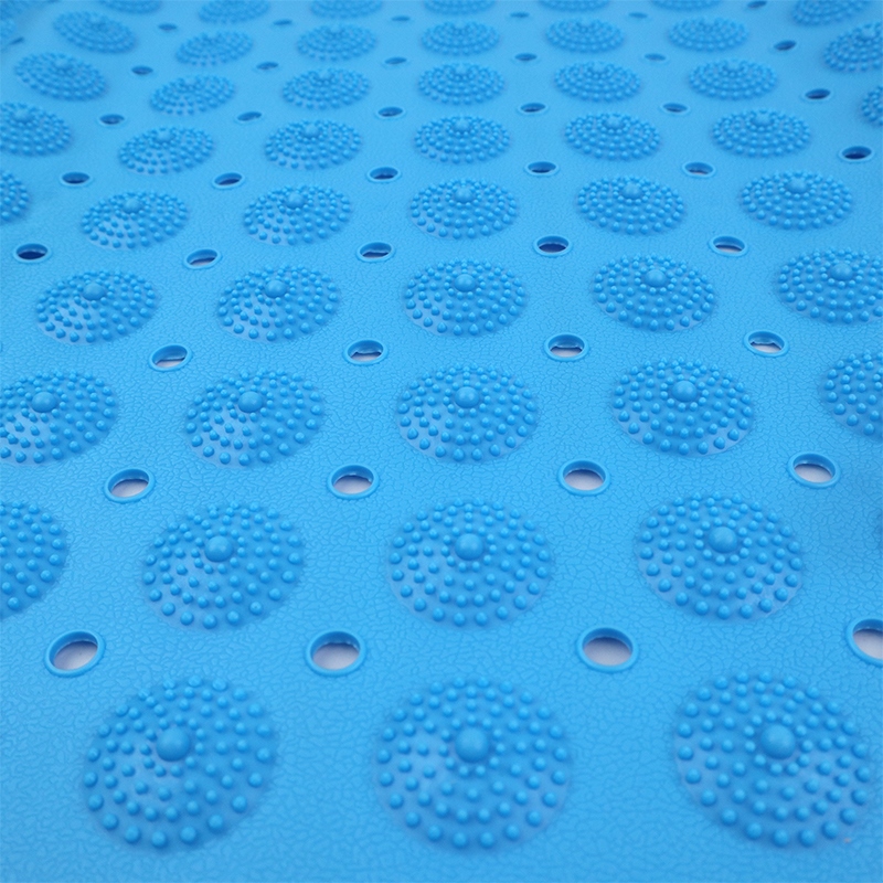 35x70CM PVC Mat Waterproof Rug Bathroom Carpet Anti Slip Suction Feet