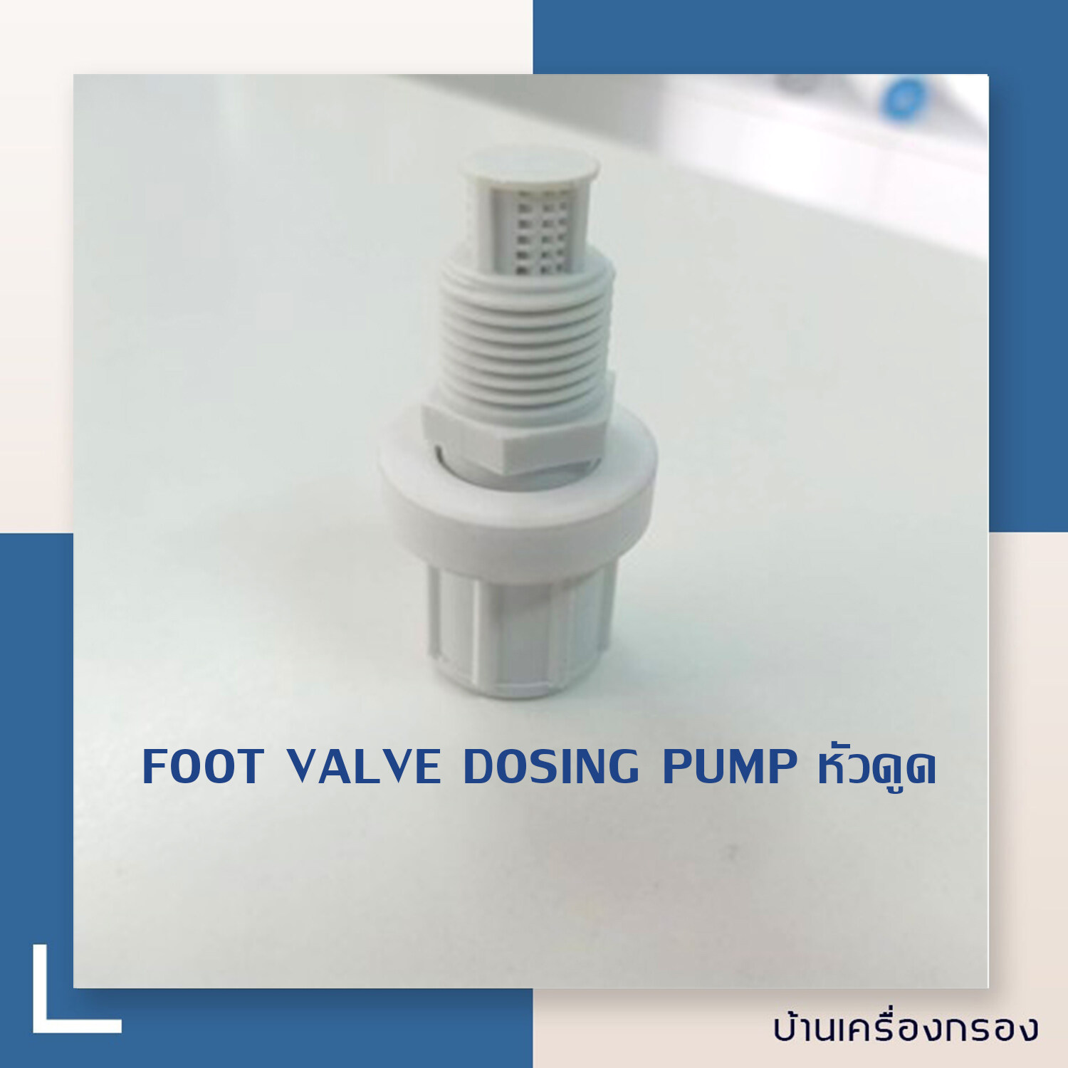 [บ้านเครื่องกรองเชียงใหม่] หัวดูด + หัวจ่าย ปั๊มฟีดเคมี DOSING PUMP