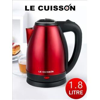 Le Cuisson กาต้มน้ำไฟฟ้า สแตนเลส 1.8 ลิตร 1800 W. ไร้สาย Le Cuisson กาต้มน้ำไฟฟ้า สแตนเลส 1.8 ลิตร 1800 W. ไร้สาย