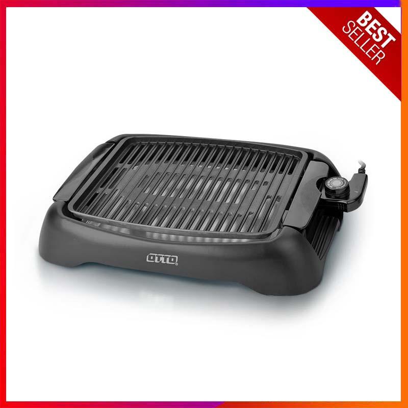 ดูภาพ OTTO เตาปิ้งย่างไฟฟ้า เตาย่างไร้ควัน รุ่น GR-145 กำลังไฟ 1400 วัตต์ สีดำ เพิ่มเติม OTTO เตาปิ้งย่างไฟฟ้า เตาย่างไร้ควัน รุ่น GR-145 กำลังไฟ 1400 วัตต์ สีดำ