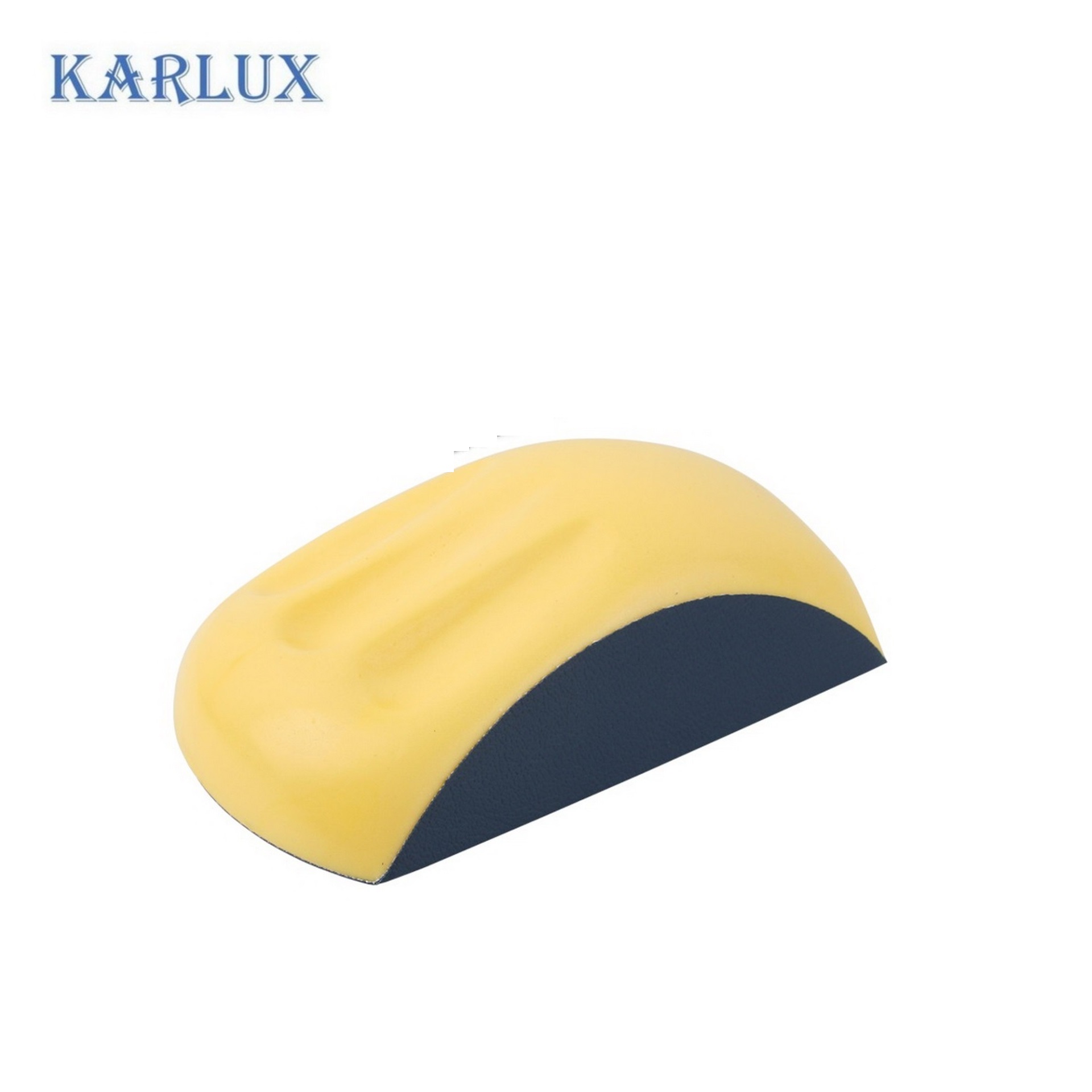 Karlux บล็อคมือ 1ชิ้น รองขัดกระดาษทรายกลมแบบกาว ขนาด 6นิ้ว Inch Hand Sanding Block for Round Discs