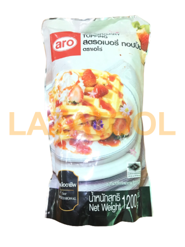 ARO เอโร่ ท็อปปิ้ง สตรอว์เบอร์รี 1.2 กิโลกรัม Aro Strawberry Topping 1.2 kg