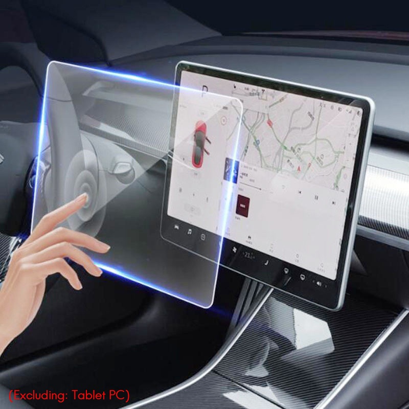 Clear Tempered Glass Screen Protector For Tesla Model 3 Navigation
