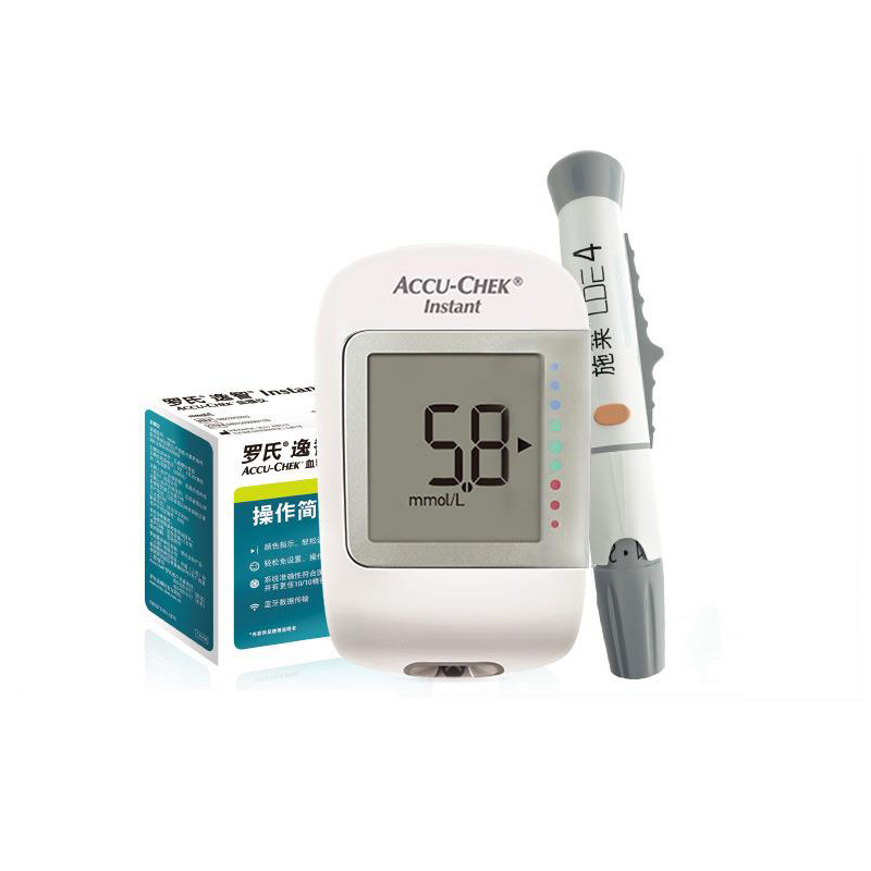 Accu Chek Instant S With 50 Test Strips + 50 Lancets [Accuchek Blood Glucose Meter