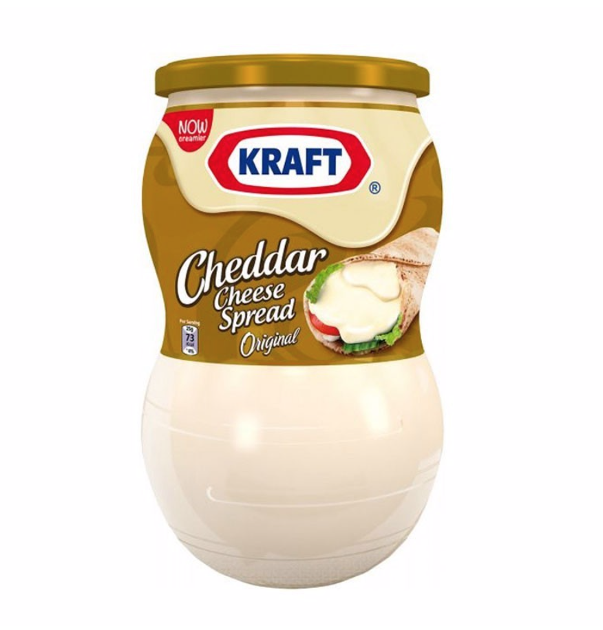 Kraft Cheddar Cream Cheese Spread 870g ++ คราฟ เชดด้าครีมชีสสเปรด ขนาด 870g