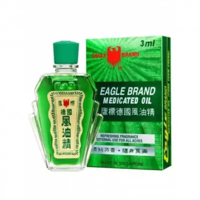 น้ำมันตรานกอินทรีย์ Eagle Brand Oil 3ml.