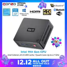 ภาพขนาดย่อของสินค้าNew GKMINI Mini PC (Pre-activated Win 10 Pro) Beelink Desktop 8GB+256GB CPU Intel Celeron J4125 Quad-Core Blth 2.4G/5.8G WIFI Dual HDMI O Gigabit Internet Mini Computer Mini CPU Qonzo
