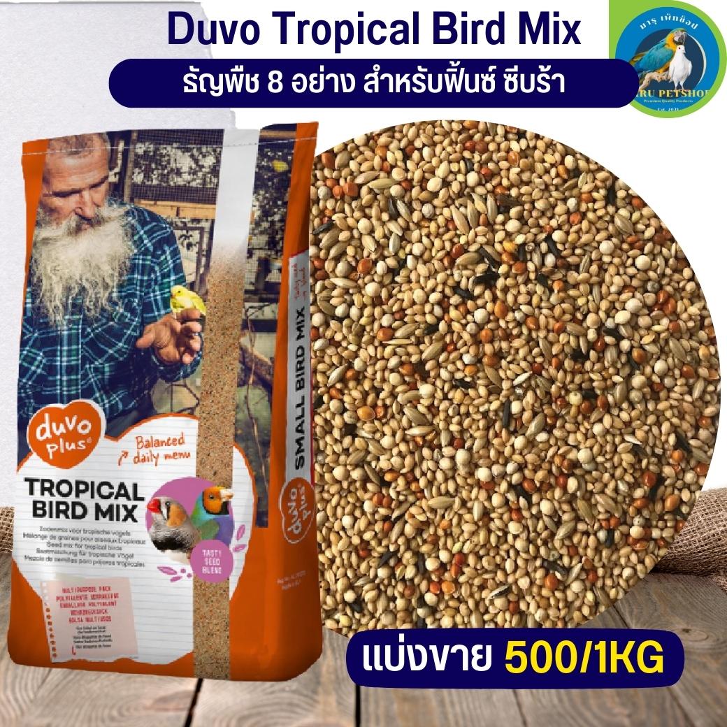 Duvo PLUS Tropical Bird Mix ธัญพืช 8 อย่าง สำหรับฟิ้นซ์ ซีบร้า นกกระจอก