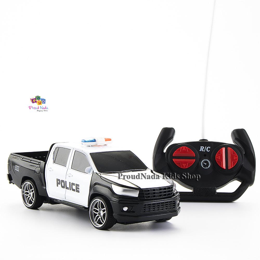ProudNada Toys ของเล่นเด็กรถกระบะตำรวจบังคับวิทยุ MCHENG POLICE CAR BATTERY OPERATED NO.666-62