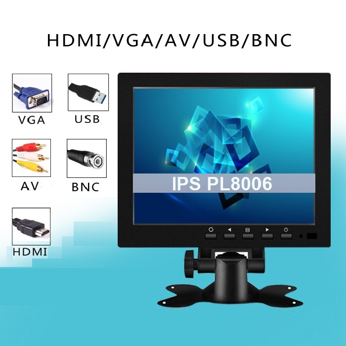 จอ IPS Monitor(4:3) Support ระบบ VGA,AV,PC, HDMi,TV, รับประกัน 1 ปี