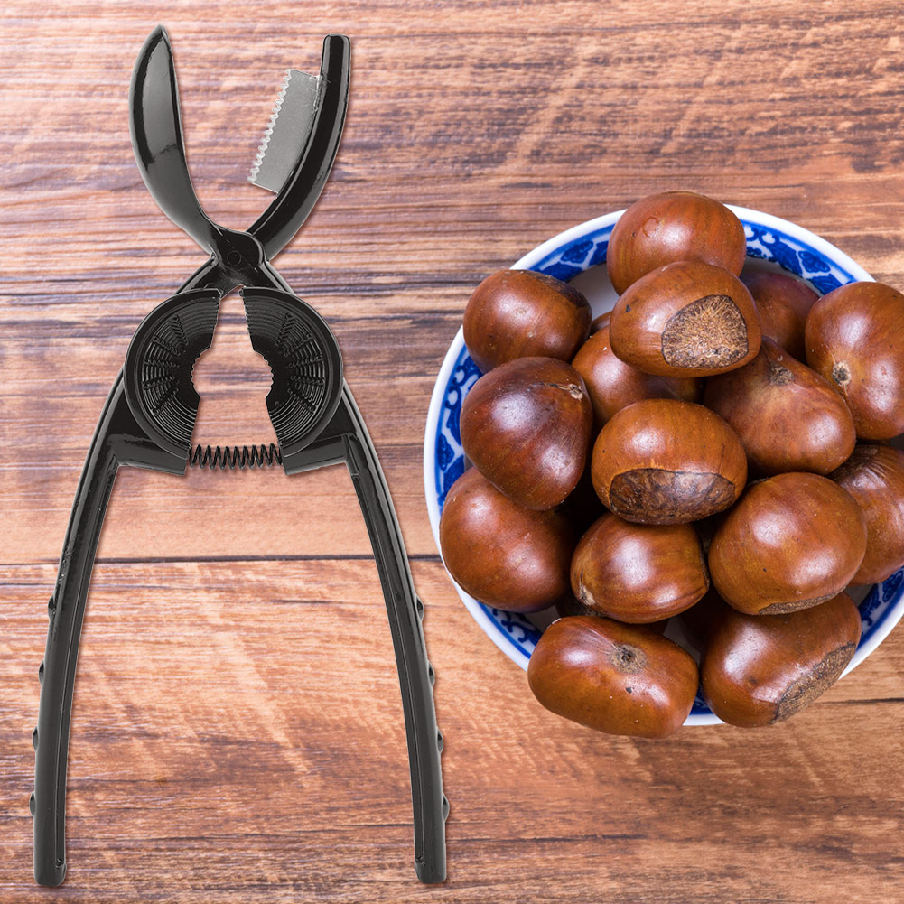 Máy bóc vỏ hạt dẻ đa năng 2 trong 1 kim loại cracker & kìm mở quả óc chó