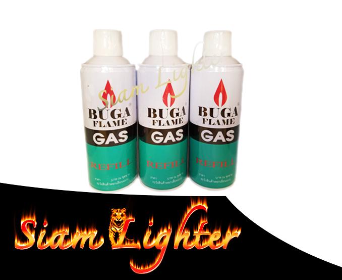 แก๊สกระป๋องBuga Flameเติมไฟแช็ค ขนาด 375 ml 1 กระป๋อง