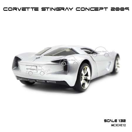 Naynaeshop โมเดลรถ CORVETTE STINGRAY CONCEPT 2009 สีบรอนด์ (Scale 1:32)