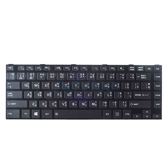 Keyboard TOSHIBA M840 (Black) 'PowerMax' (สกรีนไทย-อังกฤษ)