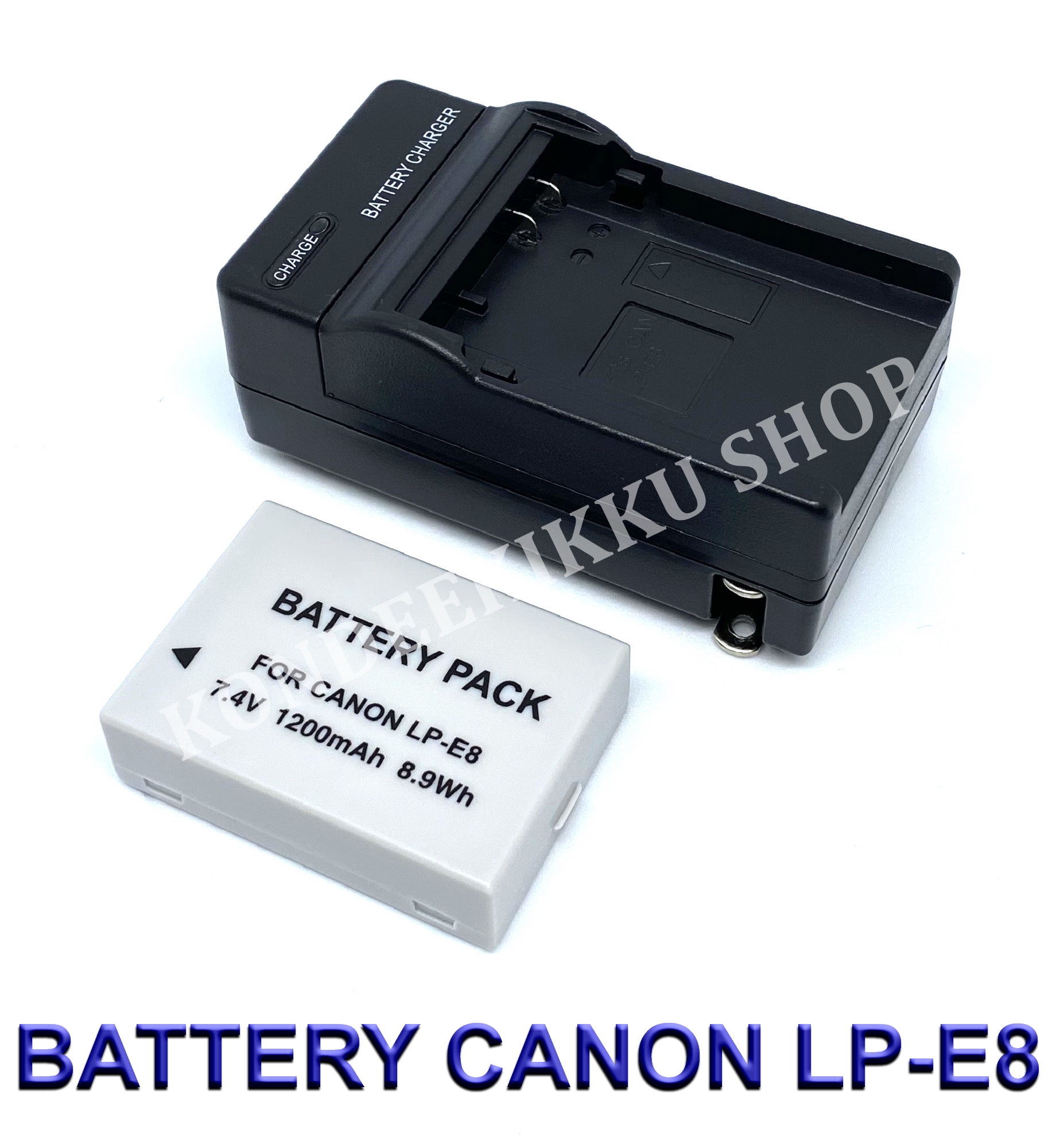 Saving Set 1 1 Lp E8 Lpe8 Camera Battery And Charger For Canon รหัสแบต Lp E8 Lpe8