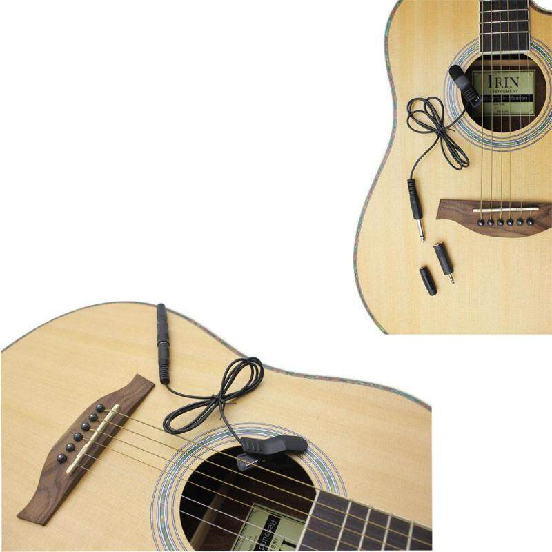 Clip on Sound Pickup Microphone Acoustic Electric Guitar Pickup Transducer Amplifier for Musical Instruments Specification:Guitar accessories Malaysia