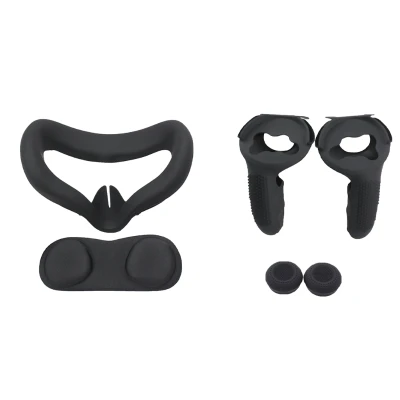 Dust-proof Anti-Slip Rocker Cap VR Lens Cover Silicone Case Handle Grip Cover for -Oculus Quest 2 Touch Controller