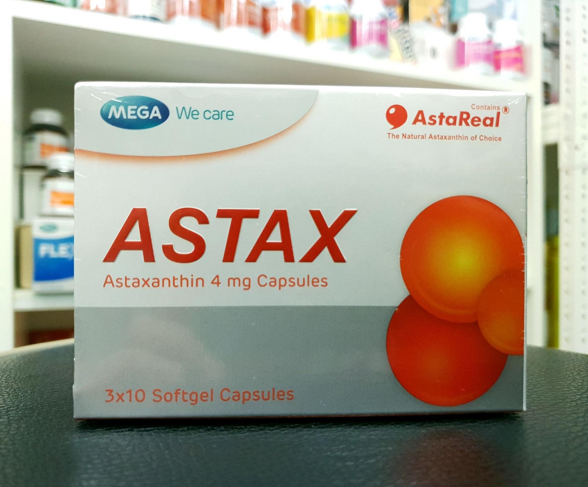 Mega we care Astax 1กล่อง  30 เม็ด