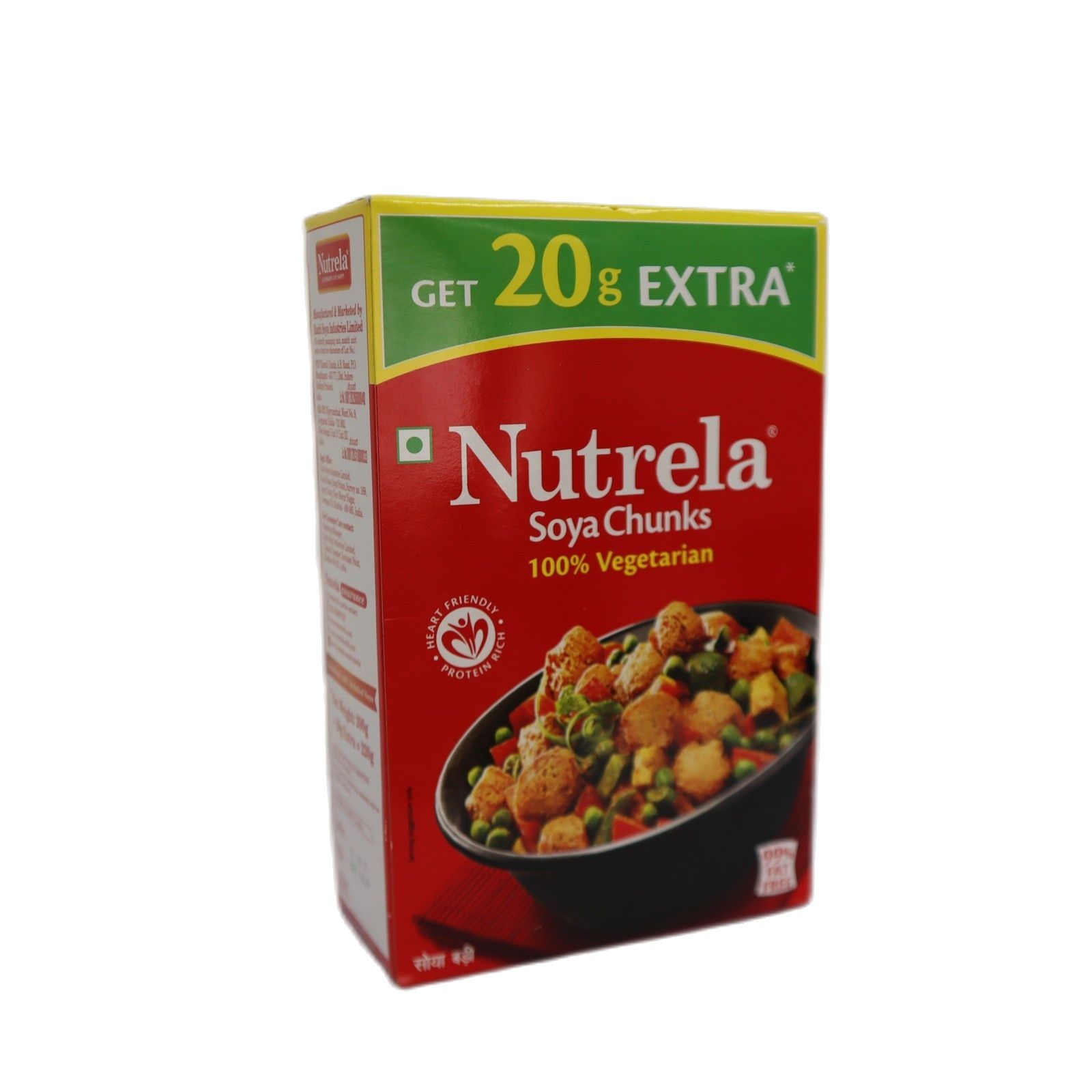 โปรตีนเกษตร (อินเดีย)​, 200 กรัม - Nutrela Soya Chunks, 200g