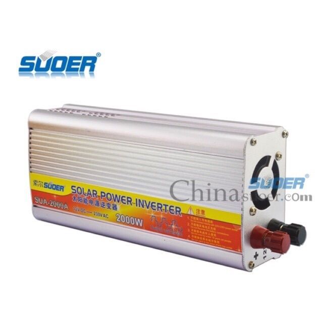 Suoer SDA 12v2000wอินเวอร์เตอร์พลังงานแสงอาทิตย์2000วัตต์12โวลต์230โวลต์อินเวอร์เตอร์(SUA-2000A)