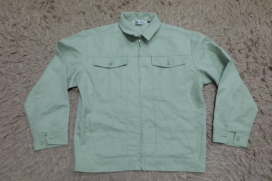 เสื้อช็อป เสื้อเชิตช่าง เสื้อช่าง เสื้อช็อปช่าง​ เสื้อทำงาน เสื้อยูนิฟอร์ม​ uniform​ work​ ​shirt ของญี่ปุ่น ไซส์ LL