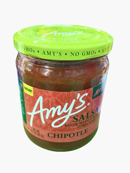 Amy’s Chipotle Salsa 417g. ( ซอสซัลซ่าผสมหัวหอมและพริกไทย )