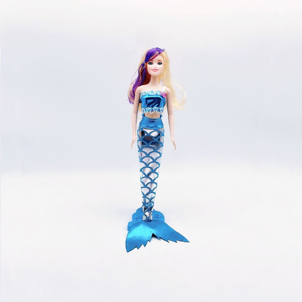 TANFU Thời trang 30cm Váy Ngang Ăn mặc Cosplay búp bê Truyện Cổ Tích Quà Tặng tự làm Quần áo Cosplay búp bê Quần áo búp bê nàng tiên cá Váy Cưới Đuôi Nàng Tiên Cá Bộ váy cổ tích