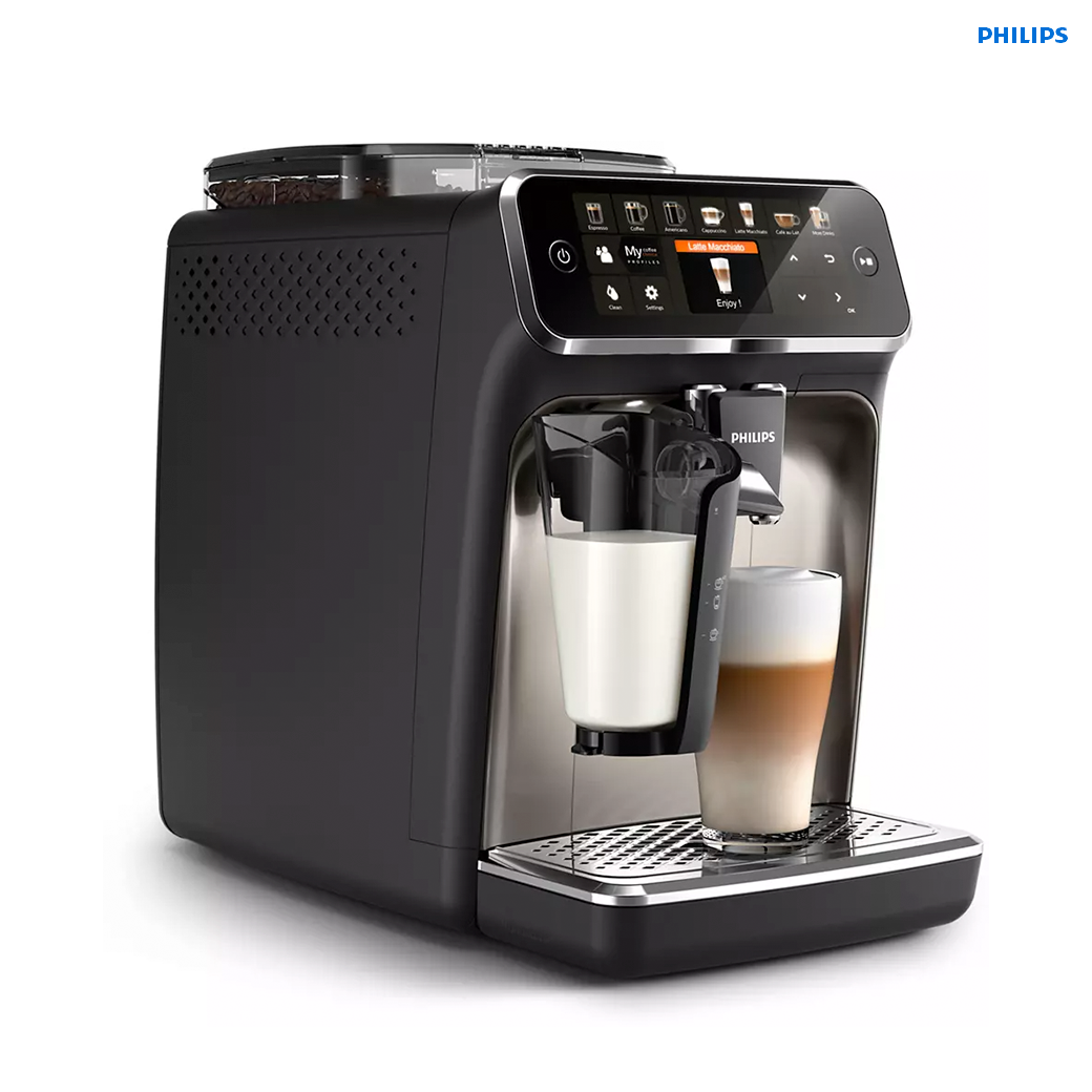 (พร้อมส่ง) hilips LatteGO Full Automatic Espresso Machine 5400 Series เครื่องชงเอสเปรสโซ่อัตโนมัติเต็มรูปแบบ (EP5447/90) (รับประกันศูนย์ไทย 2 ปี)