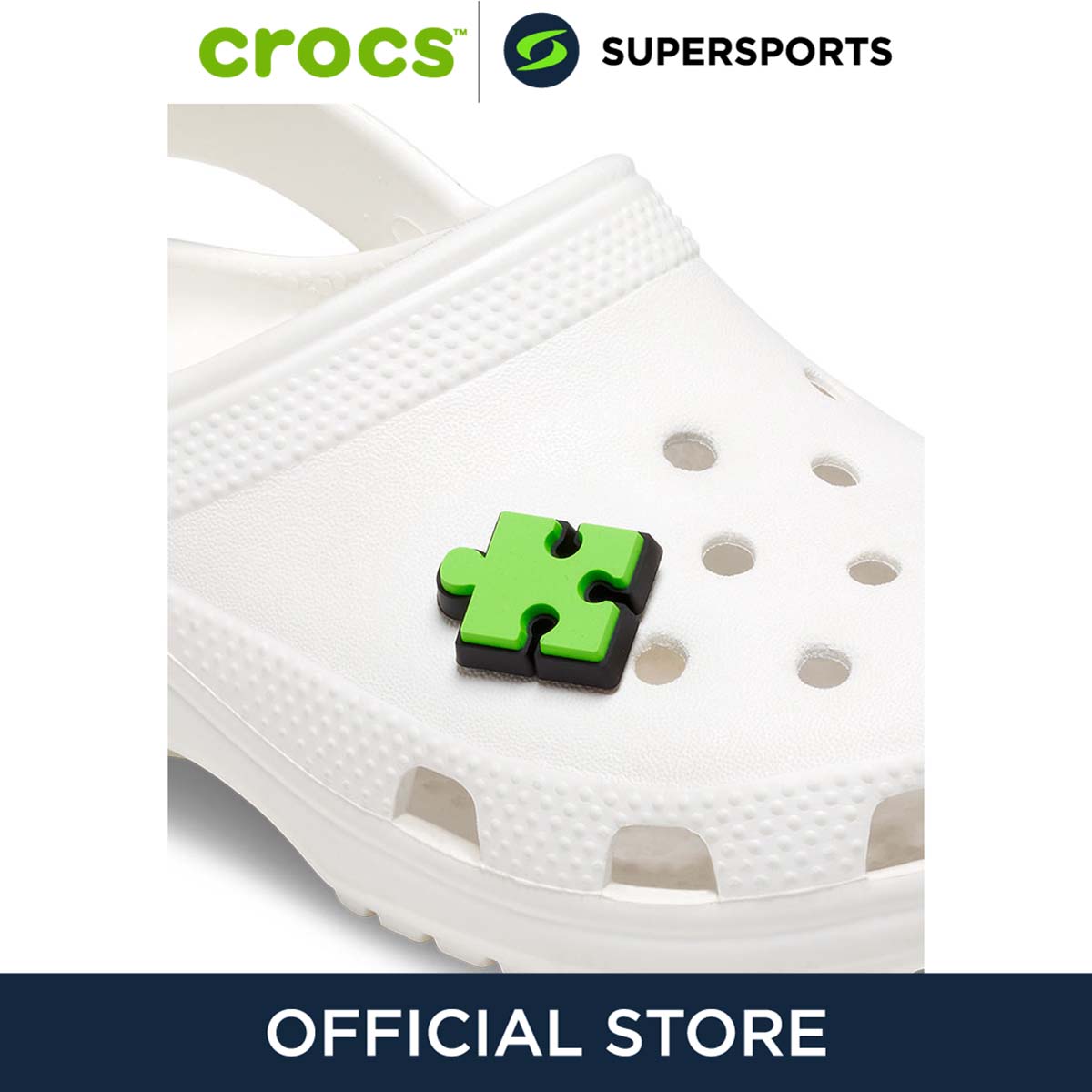 CROCS Jibbitz Green Puzzle ตัวติดรองเท้า Lazada.co.th