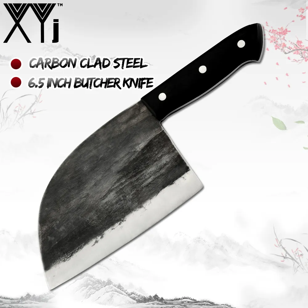Kitchen Knife มีดทำครัวไทยจีน มีดทำครัว มีดสับ มีดปังตอจีน สำหรับสับเนื้อ สับเป็ด สับไก มีดสับขาหมู มีดสับกระดูก มีดสับซี่โครง ขนาดใหญ่