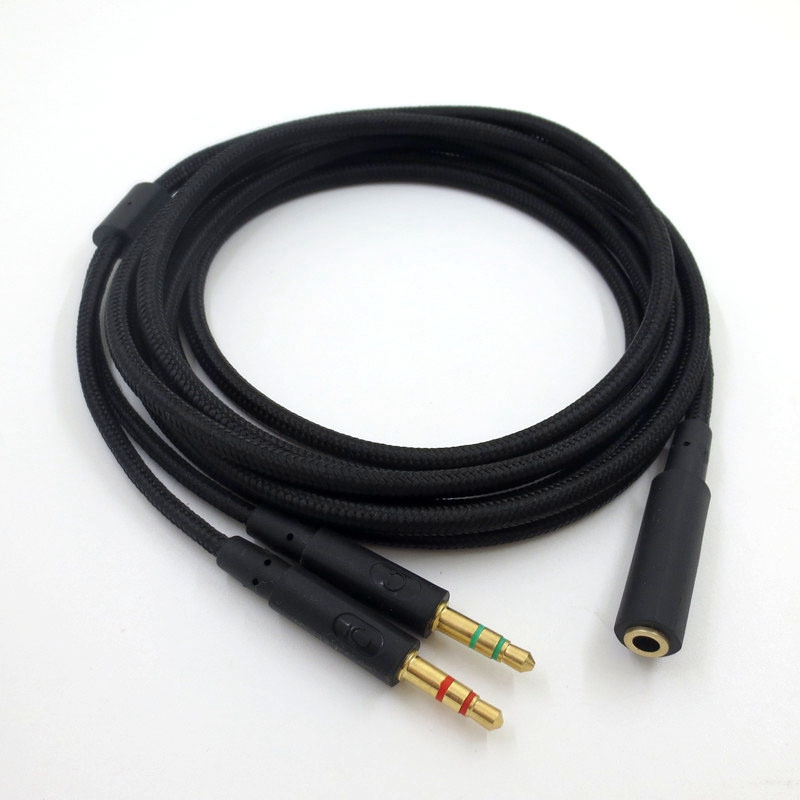 [ในสต็อก] [COD]3.5mm Universal 2 in 1 Gaming Headset Audio- Extend ...