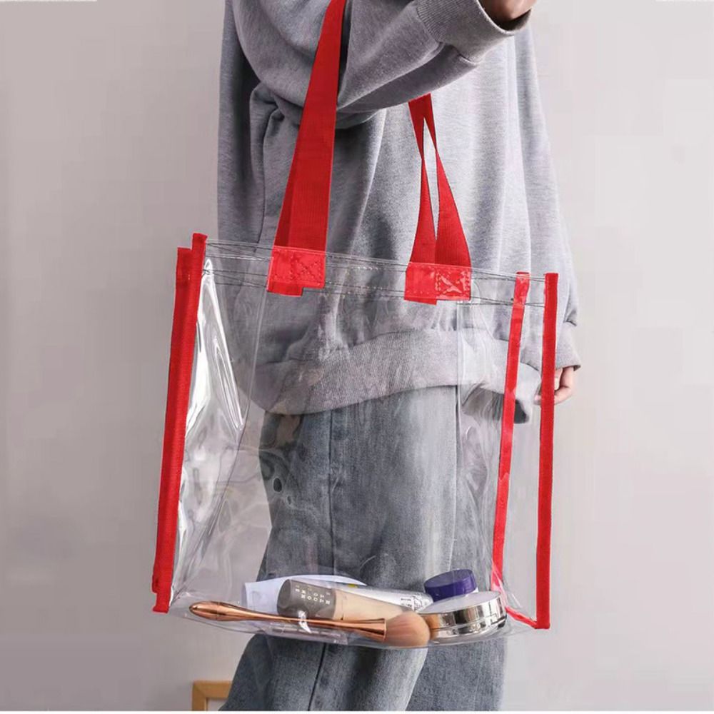 Alexis túi chống thấm nước mùa hè Túi tote nhựa PVC không thấm nước rõ ràng Túi mua sắm túi...