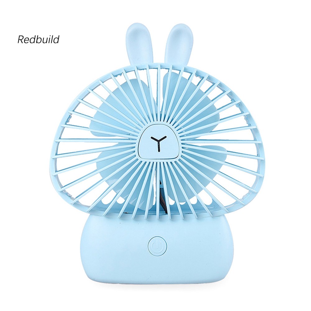 Redbuild-Cute Rabbit LED Night Light USB Charge Portable Mini Cooling ...