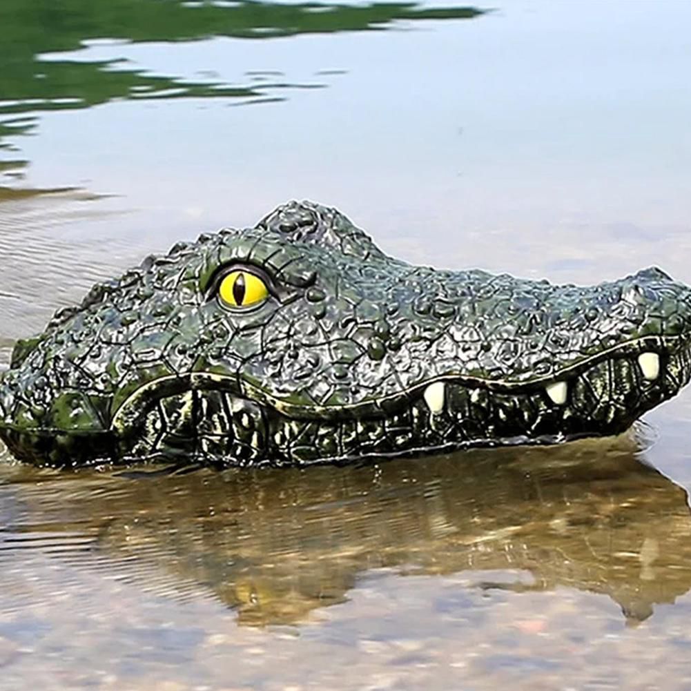【ราคาถูกสุด】RC Crocodile Head Boat, 2.4G 4CH Electric RC Boat Toy