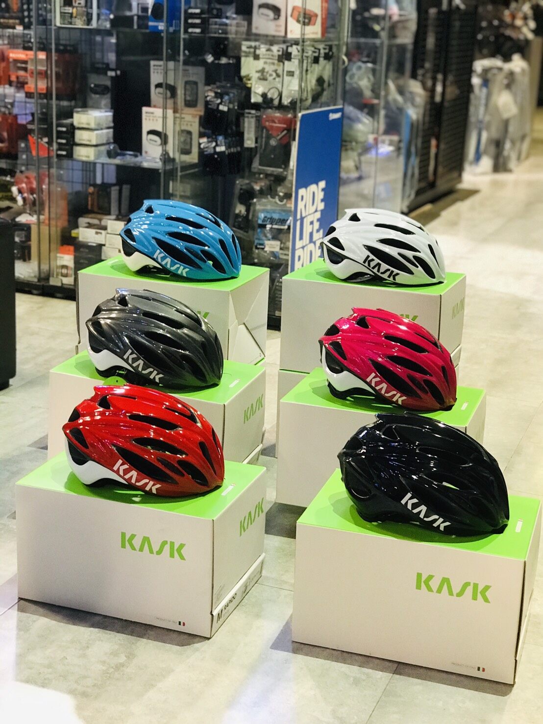 หมวกจักรยาน KASK RAPIDO..made in Italy(ของแท้บริษัท)