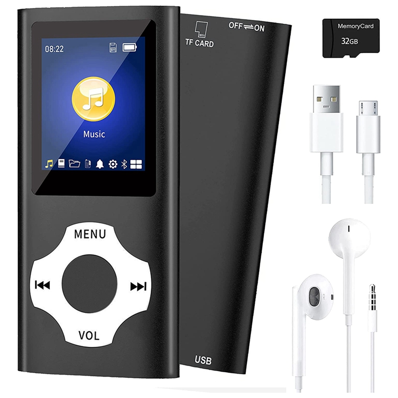 MP3 Music Player with Bluetooth 5.0, Portable HiFi Music Player Video