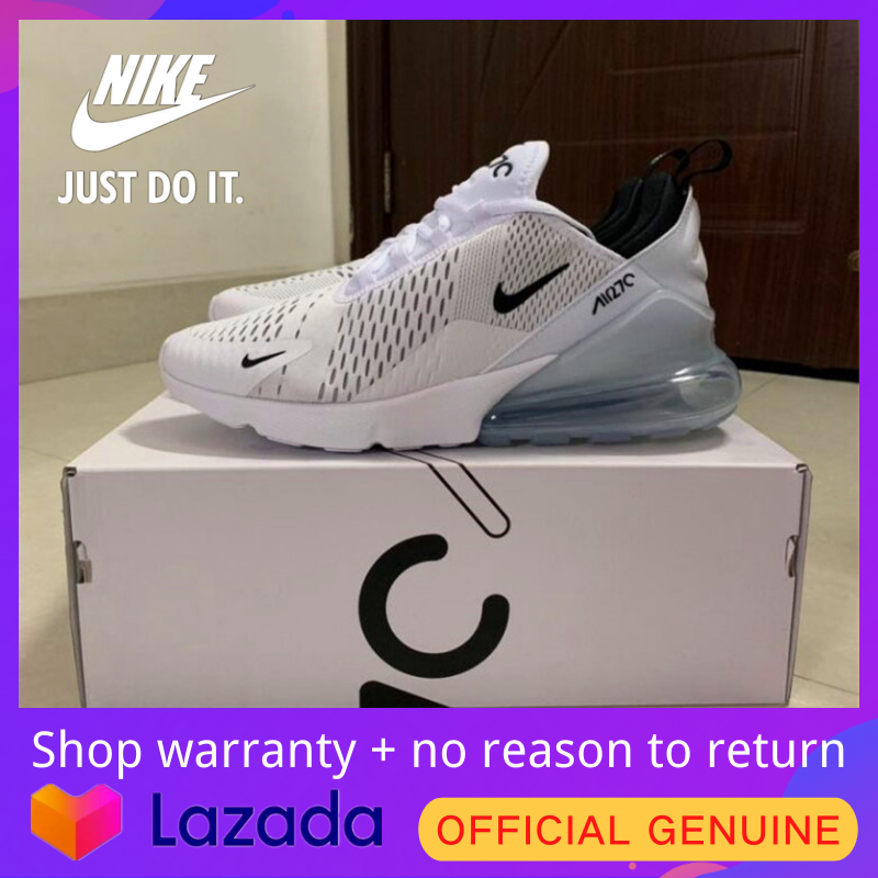 【Official genuine】Nike AIR MAX 270 Men's shoes Women's shoes sports shoes fashion shoes running shoes Mesh shoes Air cushion shoes AH8050-100 Official store