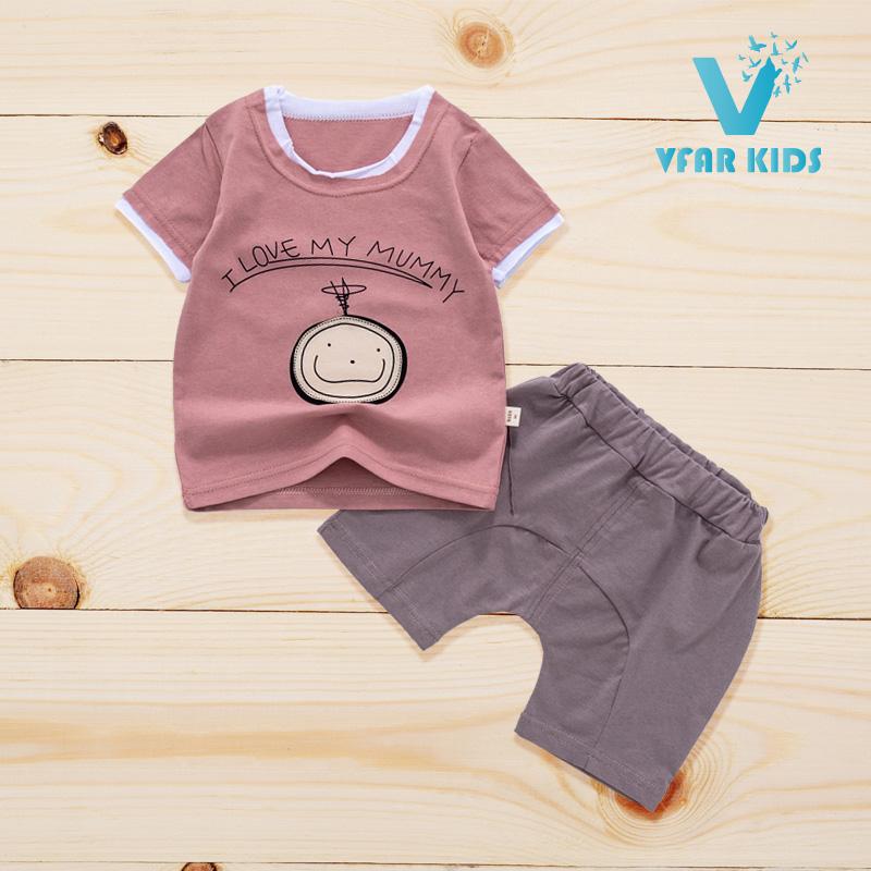 แนะนำ Vfar Kids ชุดเสื้อผ้าเด็กเข้าชุด ชุดเด็กผู้หญิง ชุดเด็กผู้ชาย ลายหนูรักแม่ (0-3 Years)