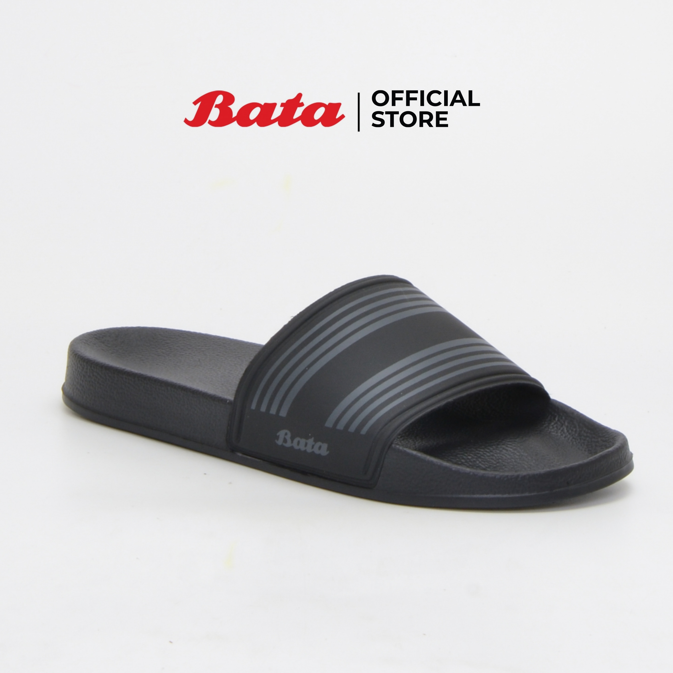 Bata Men's Mules Sandals รองเท้าแตะสำหรับผู้ชาย รุ่น Simba สีดำ 8616353