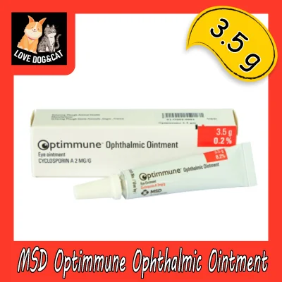 MSD Optimmune Ophthalmic Ointment ยาหยอดตา ป้ายตา 3.5 กรัม