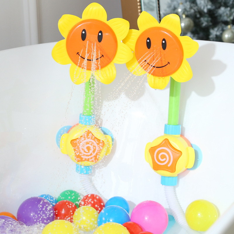 ฝักบัวทานตะวันอาบน้ำเด็กอัตโนมัติ ของเล่นเด็ก ช่วยให้ลูกน้อยสนุกสนานกับการอาบน้ำ