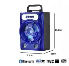 ภาพขนาดย่อของภาพหน้าปกสินค้าลำโพง Bluetooth ไร้สาย, ซับวูฟเฟอร์ (รองรับไมโครโฟน, บลูทู ธ , USB, การ์ด TF, วิทยุ) ลำโพง Bluetooth พกพา, ไฟ LED สีสันสดใส ลำโพงบลูทู ธ Bluetooth Speaker ลำโพงบลูทูธ จากร้าน Fish11 บน Lazada ภาพที่ 3
