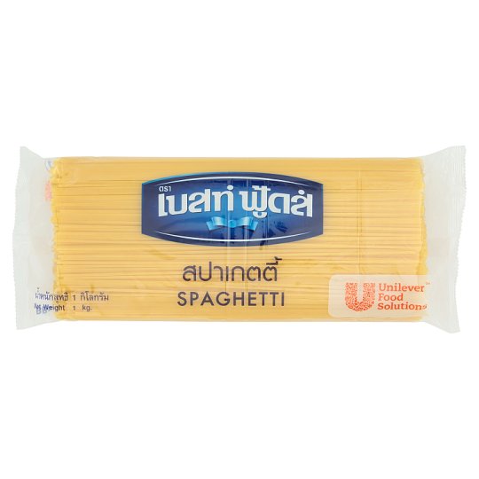 Best Foods Spaghetti 1 kg เบสท์ฟู้ดส์ สปาเก็ตตี้ 1 กิโลกรัม.