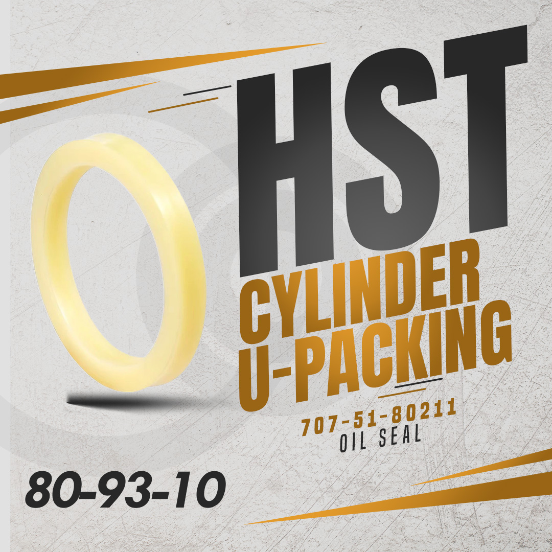 HST U-PACKING ซีลน้ำมัน กระบอกไฮดรอลิค ขนาด 80-95-10 สำหรับ โคมัตสุ 707 ...